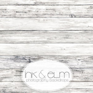 Wood Backdrop 5ft x 5ft Old Wood Floor, Vinyl Photography Wood Floor or Backdrop, Old vintage white wood background floor drop, &quot;Rupert&quot;