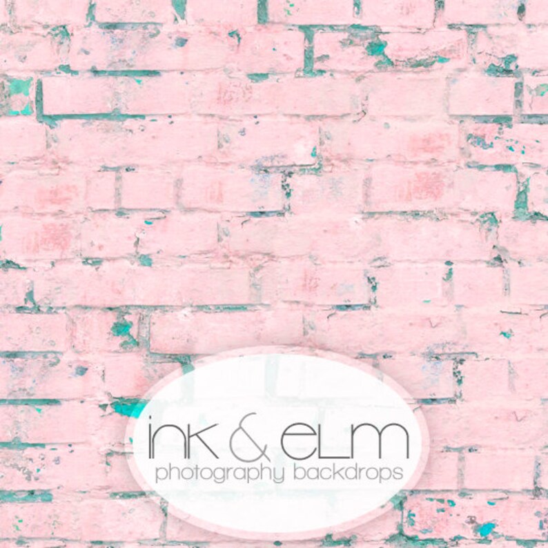 Pink Brick Backdrop 2ft X 2ft Vinyl Product Photography Etsy