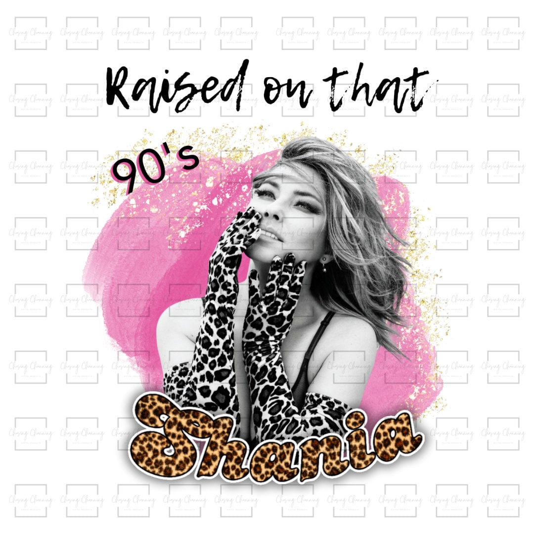 Shania Esign Shania Twain PNG: 90s Country Music Design (instant Download) - Etsy