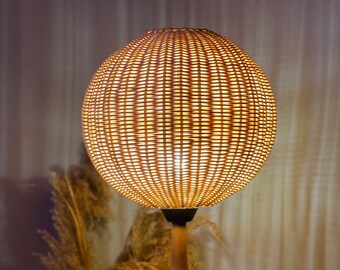 Kugel Rattan Lampenschirm, Kugel Rattan Lampenschirm, Rattan Lampenschirm, Korb Lampenschirm, Rattan Lampenschirm,