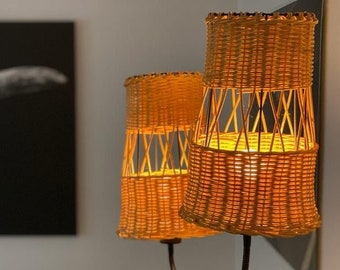 Alev Rattan Lampshade, Alev Rattan Lampshade, Rattan Lampshade, Wicker Lampshade, Rattan Lampshade,