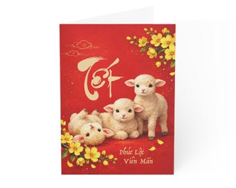 Vietnamese Lunar New Year Greeting Card | Year of the Goat 2027