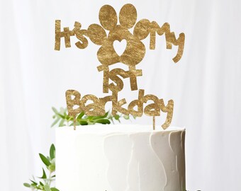 My Barkday Dog Lover Happy Birthday Wooden Cake Topper