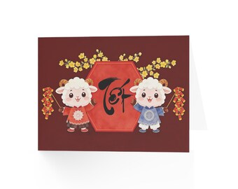 Vietnamese Lunar New Year Greeting Card | Year of the Goat 2027