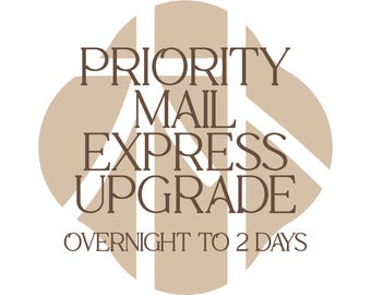 Priority Mail Express Upgrade Overnight to 2 Days