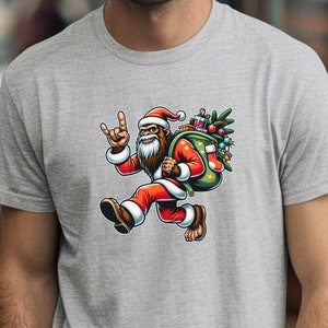 Bigfoot Santa Claus Shirt, Merry Christmas Shirt, Christmas Sasquatch Shirt, Christmas Shirt, Funny Christmas Shirt, Christmas Bigfoot Gift
