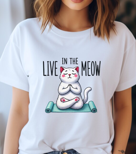 Cat Yoga Namaste Om - Funny Yoga T-Shirt For Women Cat Yoga Namaste Om - Funny Yoga T-Shirt For Women