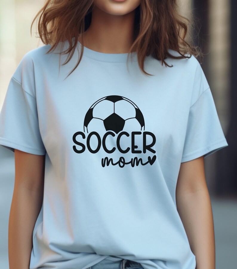 Soccer Mom Tshirt, Mother's Day Gift, Soccer Ball Tee, Mom Life Shirt