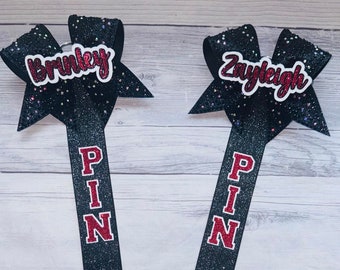 Black Pin Me Ribbon