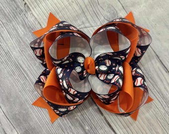 Astros Hello Kitty Triple Layer Boutique Bow