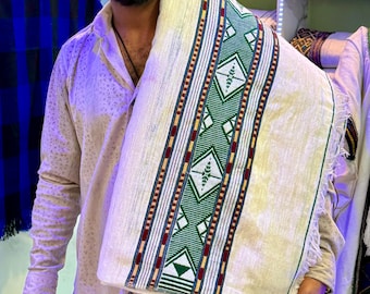 Ethiopian Habesha Traditional Handwoven Wollo Gabi