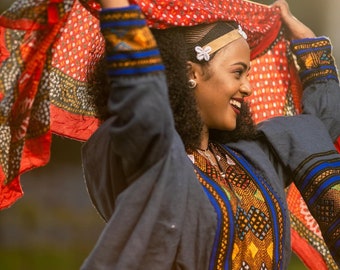 Ethiopian Eritrean Adare Afar Scarf
