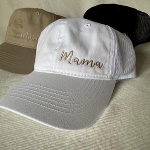 Custom embroidered mama hat for moms mom baseball hat new mom gift for Mother’s Day mama baseball hat
