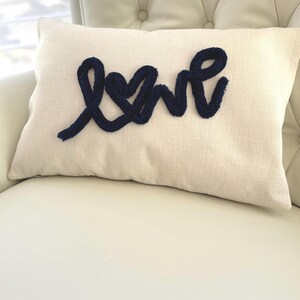 embroidered personalized decorative pillow, personalized gift, custom throw pillow, bedroom pillows, living room decor, lumbar pillow, gifts