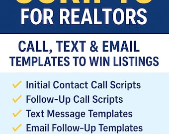 150+ verlopen listingscripts voor makelaars | Bel-, sms- en e-mailsjablonen om listings te winnen