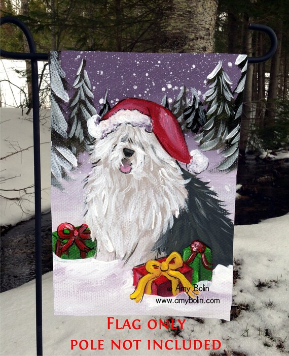 old english sheepdog christmas