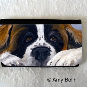 San Bernardo "One Big Pout" Gran Cartera Organizadora por Amy Bolin