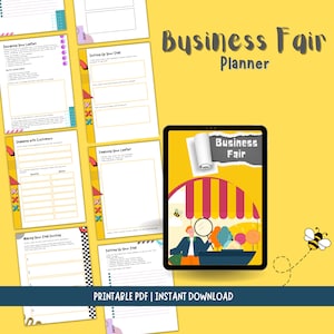 Business Fair Workbook, Young Entrepreneur Books, Business Ideas for Young Adults, Business Worksheets for Kids, Entrepreneur Gift Worksheet