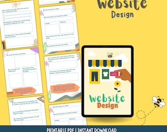 Website Planner Workbook | New Website Launch | Web Development Guide | Website Planning | Online Business Website Guide | Website Checklist