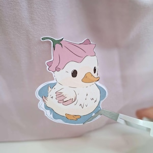 F1 Cozy, The Flower Duck, Flower Friends - Die Cut Stickers