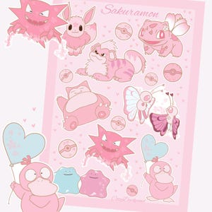 Sakuramon - Sticker Sheet