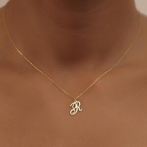 Cursive c necklace hot sale