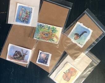 3 Tiny Drawings- For Local Craft Fair/Local Pickup Only
