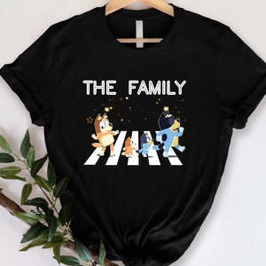 Blue Dog Shirt,Blue Dog family Shirt, Cartoon Shirt