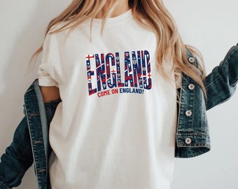 England World Cup Shirt, Come On England Soccer Tee, Three Lions Football Fan Gift, England Soccer Jersey, World Cup 2026 Apparel
