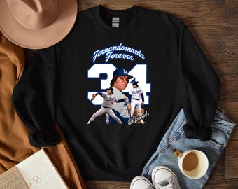 Fernando Valenzuela Sweat #34 Baseball Tribute T-Shirt, El Toro Memorial Design Shirts,Fernando El Toro Thank You For The Memories T-Shirt