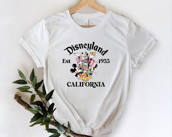 Disneyland California Shirt, Disneyland Est 1955 Shirt, Disney Vacation Shirt, Mickey And Friends Shirt,