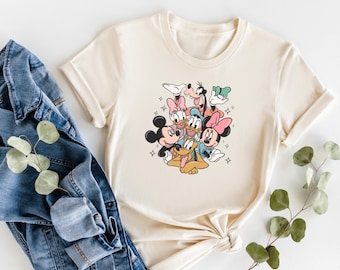 Comfort Colors Disney Mickey And Friends Shirt, Magic Kingdom Shirt, Disney Shirts, Mouse Shirt, Disney Family Vacation Sweatshirts