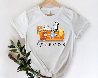 Blue Dog Friends Shirt, Blue  Friends Shirt, Blue Friends Shirt, Friends of Blue Shirt, Blue Dog Shirt Kids,  Blue Dog Family Birthday Shirt