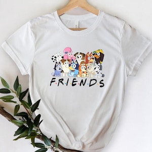 Blue Dog Friends Shirt, Blue Dog Friends Shirt, Blue Dog Friends Shirt, Blue Shirt Kids, Custom Blue Dog Family Birthday Shirt