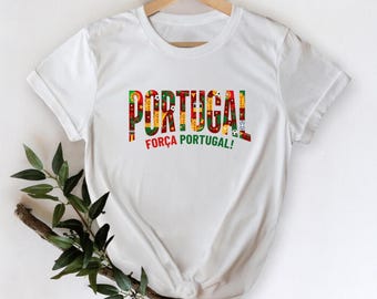 Portugal World Cup T-Shirt, Força Portugal Soccer Fan Gift, Portuguese Football Team Shirt, Seleção Pride Graphic Tee, European Soccer Sport
