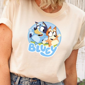Blue Dog Shirt,Blue Dog family Shirt, Cartoon Shirt, Blue Dog friends Shirt