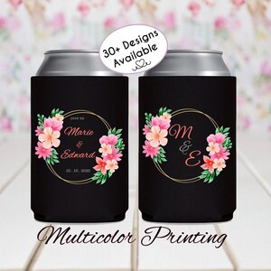 Custom Wedding Can Cooler, Wedding Party Gifts, Personalized Coolie, Beer Holder, Wedding Favors, Bridesmaid Can Coolers, Wedding Can Cooler