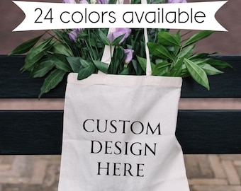 Bolsas de lona de algodón con logotipo personalizado: Artículos promocionales ecológicos y personalizados.