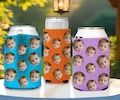 Custom picture can cooler, Funny birthday favor, Personalized Photo Can Coolers, Funny photo can cooler, Personalized photo gifts
