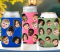 Multifaced can cooler, Personalized custom picture can cooler, funny birthday favors, 40th birthday, Photo Birthday Can Cooler, Gift for Him