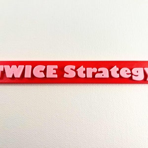 TWICE Strategy 3D Decorative Sticker