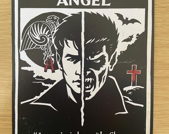 Postales A5 de Buffy la cazavampiros - Ángel