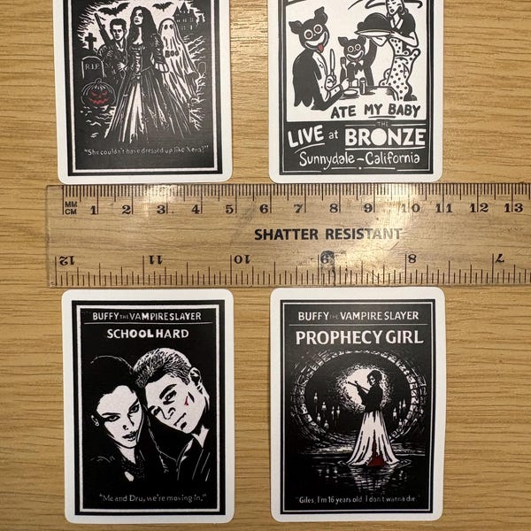 Buffy the Vampire Slayer Die-cut stickers - individuals