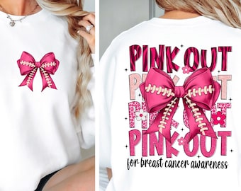 Football Pink Out Shirt, Breast Cancer Football Shirt, Breast Cancer Awareness, Tackle Cancer Football Shirt, Pink Ribbon Shirt, Game Day