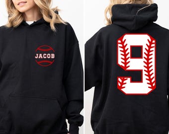 Personalized Sports Hoodie, Custom Name Team Hoodie, Custom Team Gift, Custom Sport Hoodie, Sports Team Hoodie, Matching Clothes Sports Gift