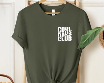 Cool Dads Club Shirt, Funny Dad T-shirt, Gift For Him Tee, Daddy To Be, Father's Day Shirt, Pocket Style Design, Cool Husband Tee, Dad Shirt