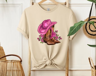 Cow girl Boots Shirt, Cowboy Boots Shirt, Be a Cow Girl Tee, In a World Full Of Princesses Shirt, Cow Girl Shirt, Gift For Mom, Cowboy Girl,