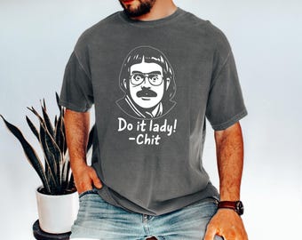 Camiseta con frase motivacional divertida Comfort Colors*, camiseta gráfica "Do It Lady", camiseta de empoderamiento atrevido, regalo de moda para mujeres