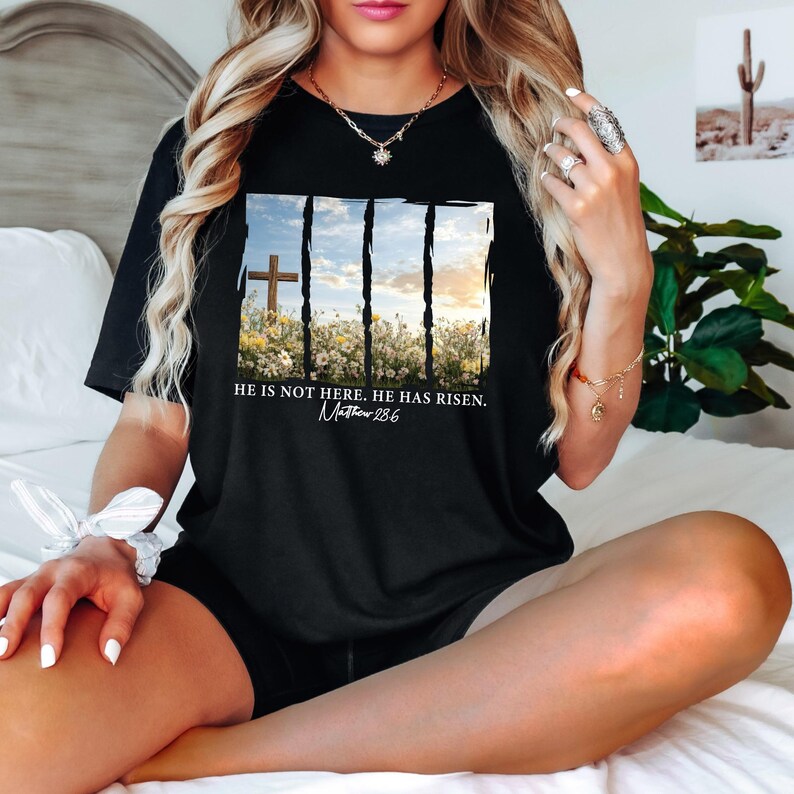 Celebrate the miracle of resurrection with this meaningful design! 🌿✨ Express your faith with style! 🙌