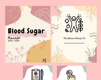 Rastreador de azúcar en sangre, Planificador de diabetes, Plan de comidas y lista de alimentos para diabéticos, Registro de azúcar en sangre, Rastreador de glucosa, Registro de alimentos, Planificador de salud médica